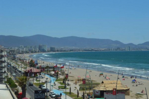 Depto frente a la playa en Av del Mar con piscina Se permiten mascotas Mac04